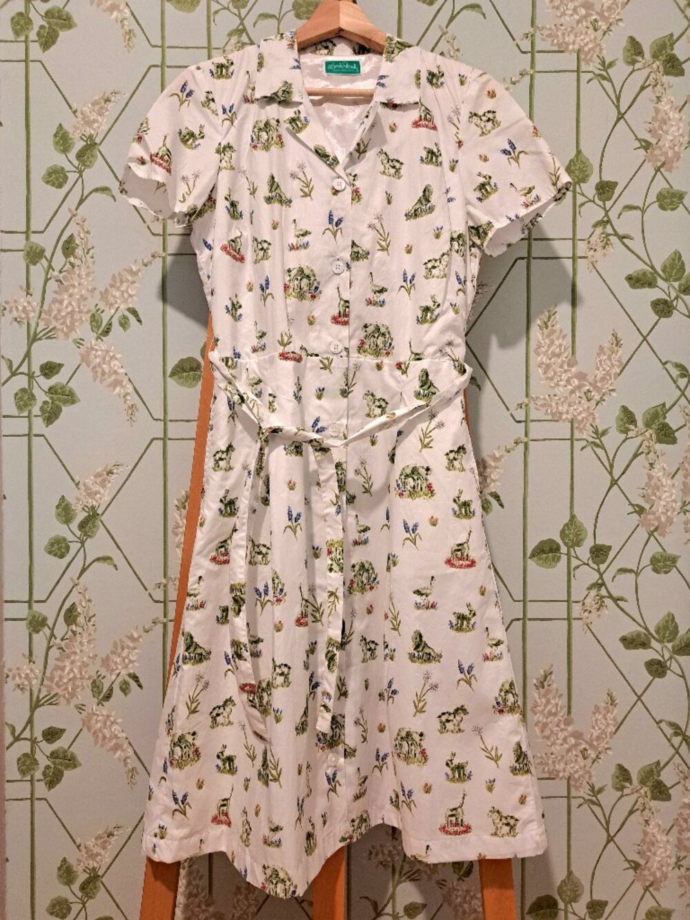 Sarah Patrick (for Kiel James Patrick) Newport Topiary Shirt Dress